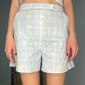 Authentic vintage plaid shorts